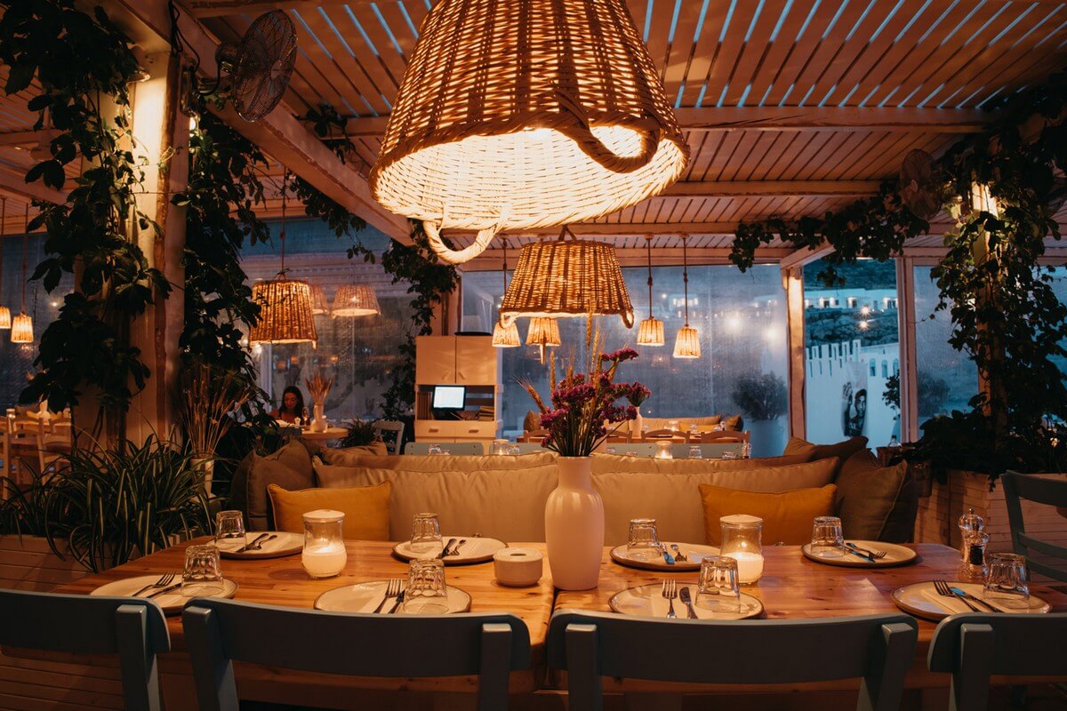 Thalas by night | Restaurant in Super Paradise Beach, Mykonos