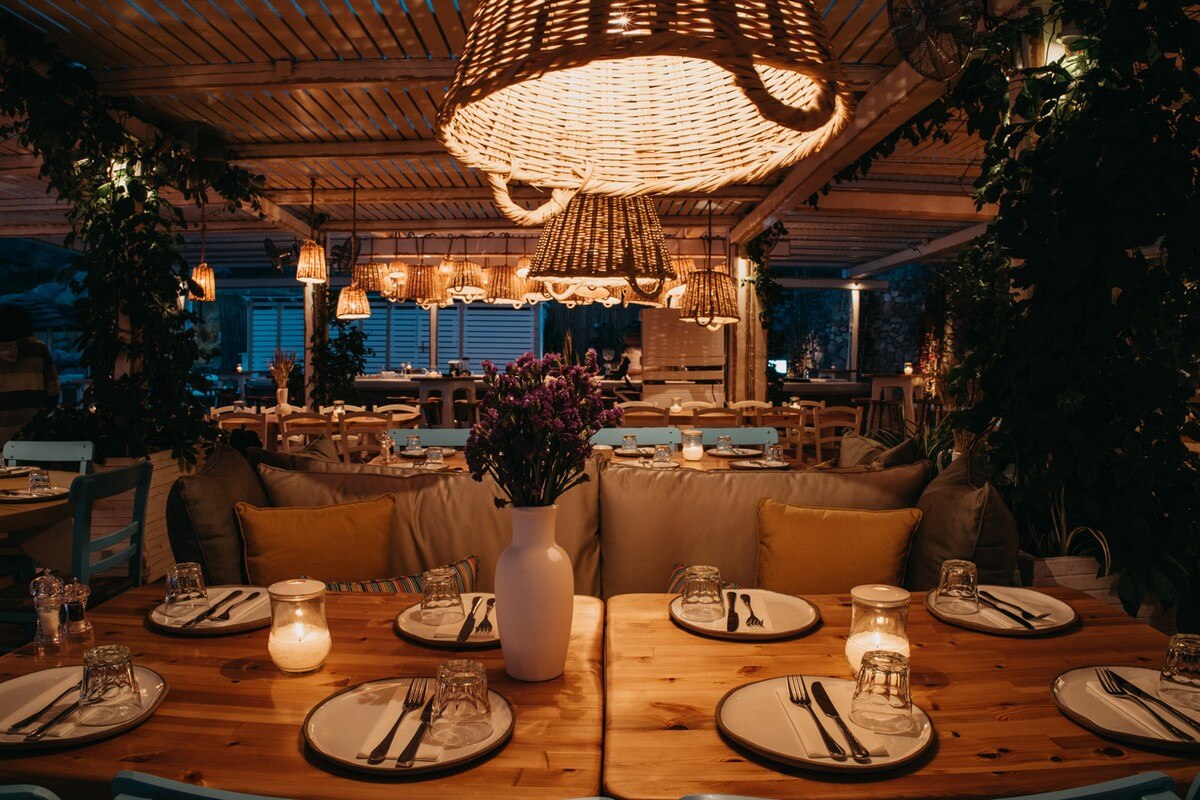 Thalas by night | Restaurant in Super Paradise Beach, Mykonos