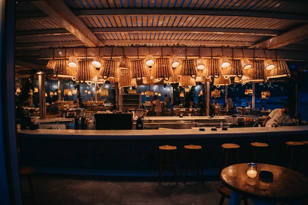 Thalas by night | Restaurant in Super Paradise Beach, Mykonos