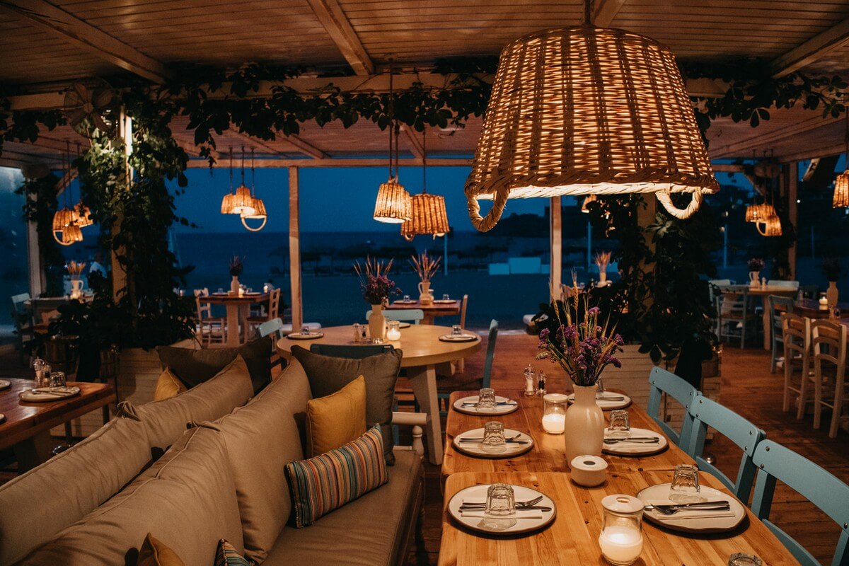 Thalas by night | Restaurant in Super Paradise Beach, Mykonos