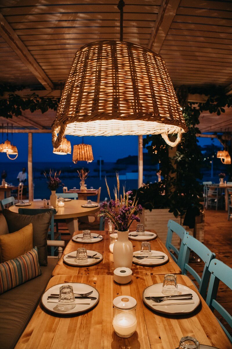 Thalas by night | Restaurant in Super Paradise Beach, Mykonos