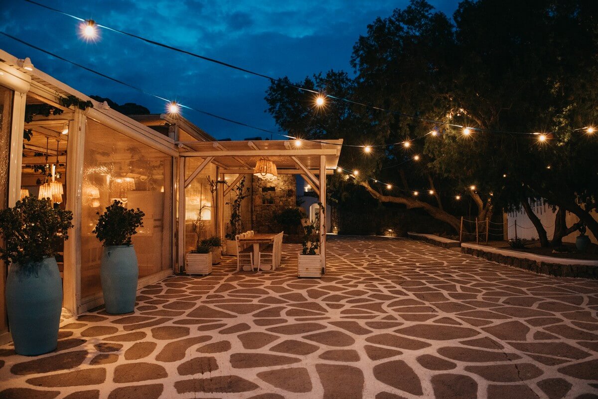 Thalas by night | Restaurant in Super Paradise Beach, Mykonos