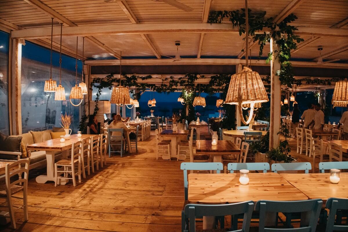 Thalas by night | Restaurant in Super Paradise Beach, Mykonos